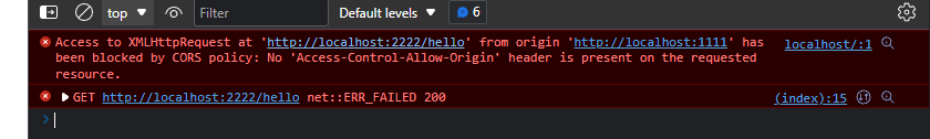 cross-origin error: no 'Access-Control-Allow-Origin' header